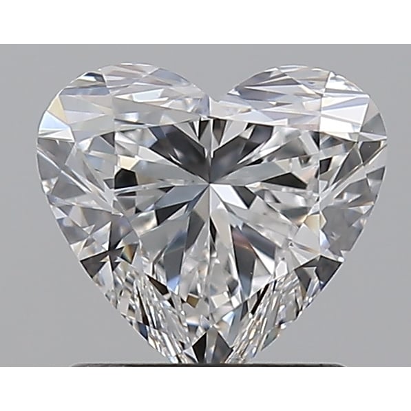 1.01 Carat Heart Loose Diamond, D, VVS2, Super Ideal, GIA Certified | Thumbnail