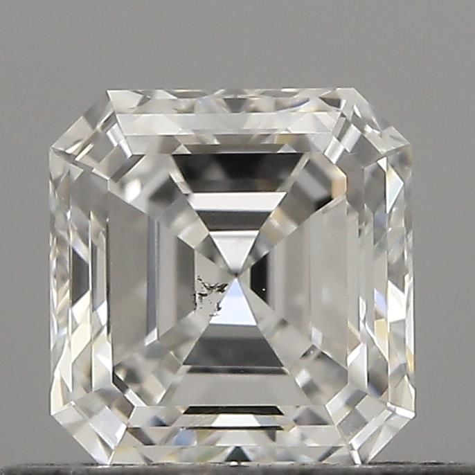 0.50 Carat Asscher Loose Diamond, F, SI1, Super Ideal, GIA Certified