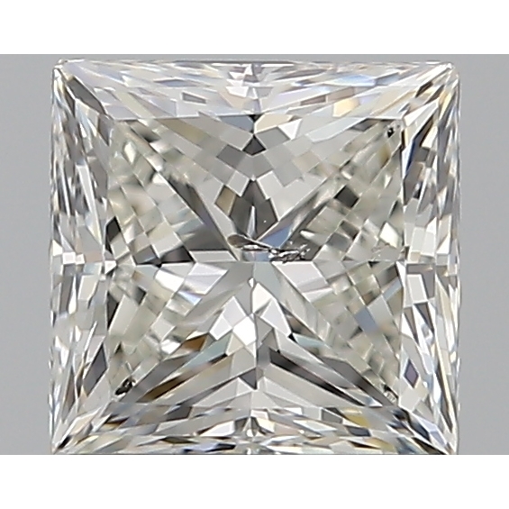 1.00 Carat Princess Loose Diamond, I, SI2, Super Ideal, GIA Certified