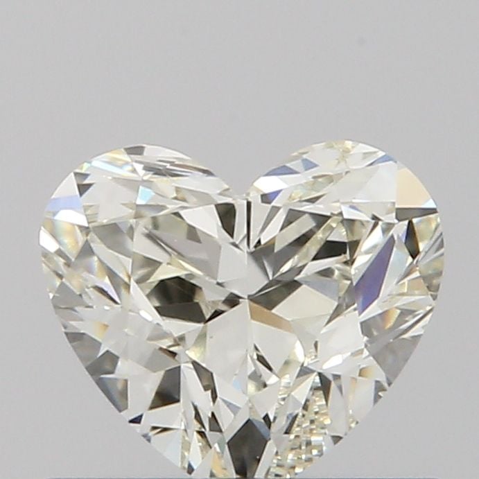 0.51 Carat Heart Loose Diamond, L, VS2, Ideal, GIA Certified | Thumbnail