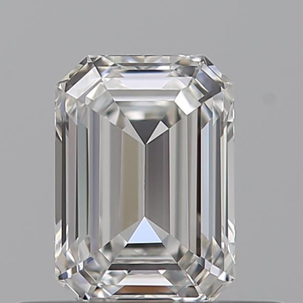 0.42 Carat Emerald Loose Diamond, F, VVS1, Super Ideal, GIA Certified | Thumbnail
