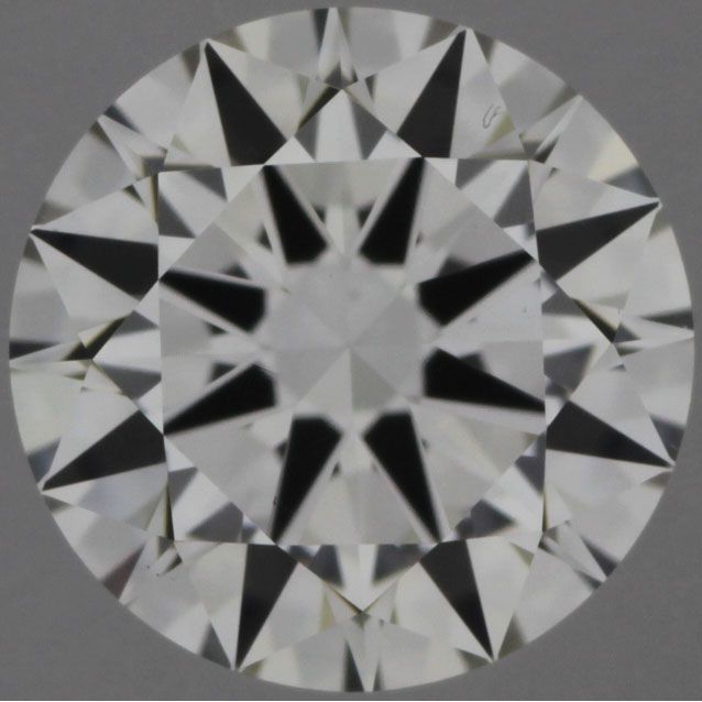 0.55 Carat Round Loose Diamond, H, VS1, Ideal, GIA Certified