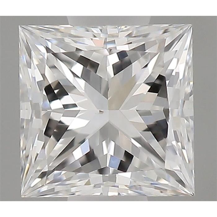 0.50 Carat Princess Loose Diamond, D, VS2, Super Ideal, GIA Certified