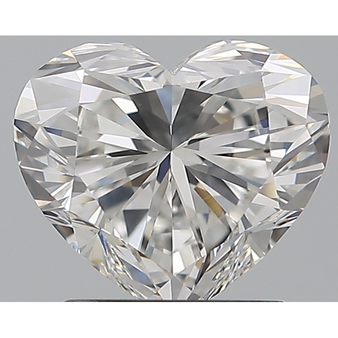 1.52 Carat Heart Loose Diamond, F, VVS2, Super Ideal, GIA Certified