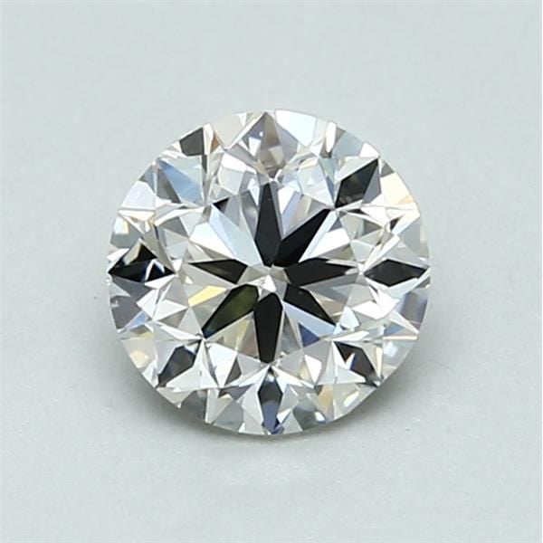 1.00 Carat Round Loose Diamond, H, VS2, Very Good, GIA Certified
