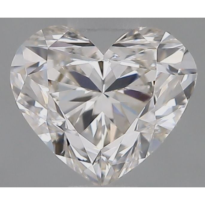 0.70 Carat Heart Loose Diamond, I, IF, Super Ideal, GIA Certified