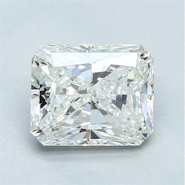1.30 Carat Radiant Loose Diamond, H, SI2, Super Ideal, GIA Certified
