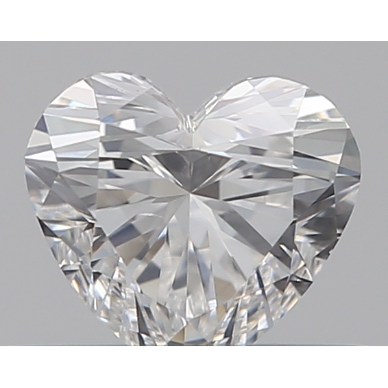 0.30 Carat Heart Loose Diamond, F, VS2, Ideal, GIA Certified | Thumbnail