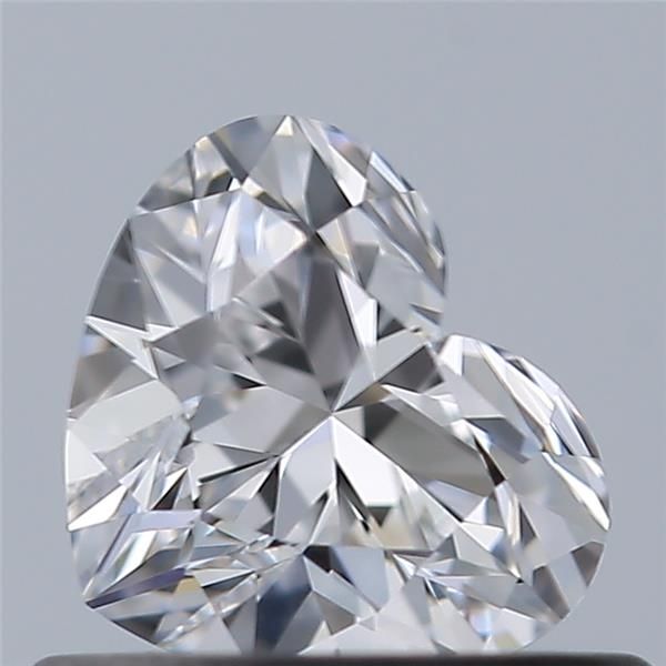0.52 Carat Heart Loose Diamond, D, VVS1, Super Ideal, GIA Certified
