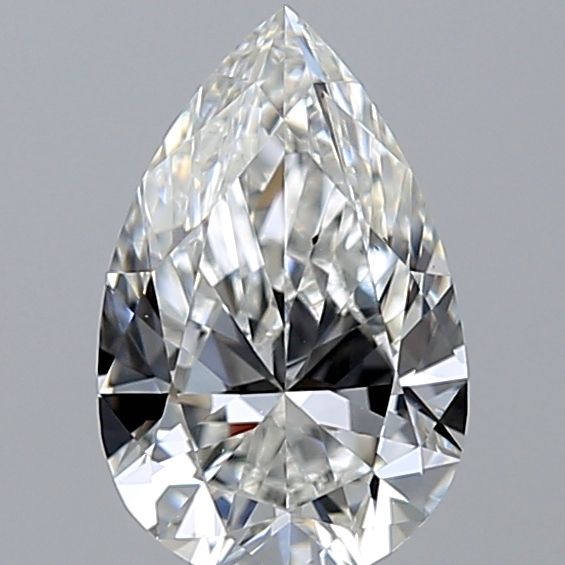 0.53 Carat Pear Loose Diamond, F, VS2, Super Ideal, GIA Certified | Thumbnail