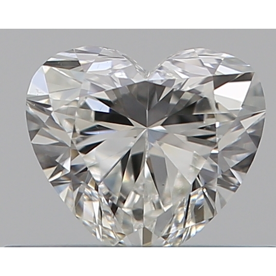 0.33 Carat Heart Loose Diamond, H, VS2, Super Ideal, GIA Certified