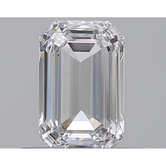 0.43 Carat Emerald Loose Diamond, D, VVS2, Excellent, GIA Certified