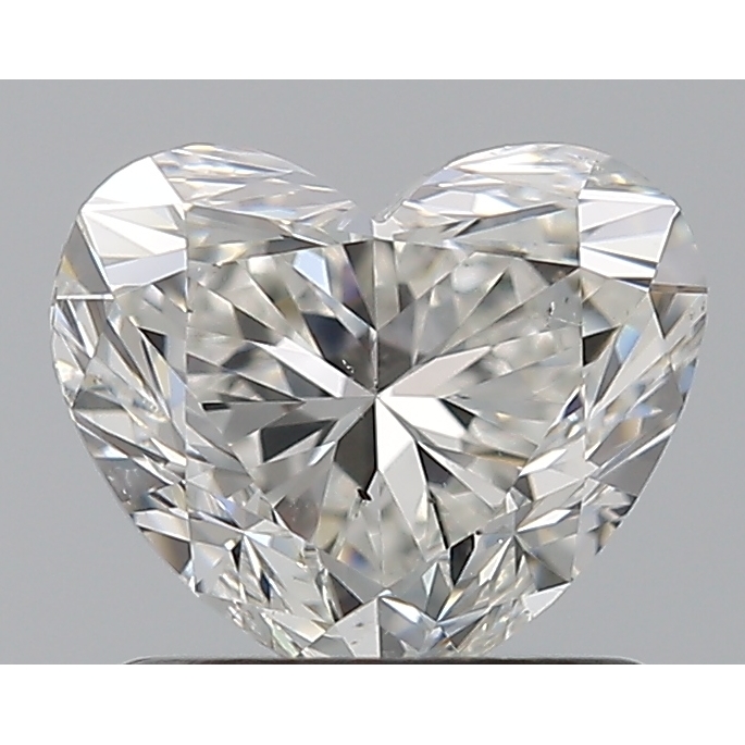 1.01 Carat Heart Loose Diamond, G, SI1, Super Ideal, GIA Certified | Thumbnail