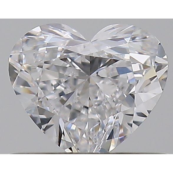 0.40 Carat Heart Loose Diamond, D, VS2, Ideal, GIA Certified | Thumbnail