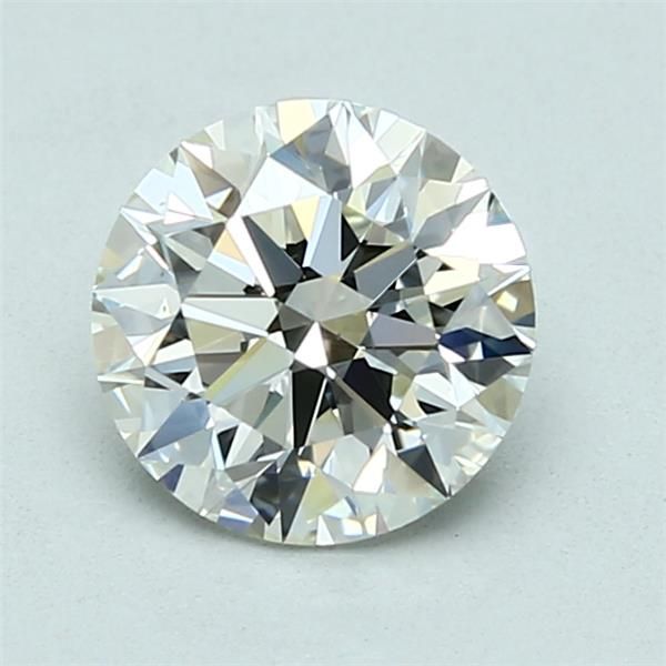 1.34 Carat Round Loose Diamond, J, VS1, Super Ideal, GIA Certified