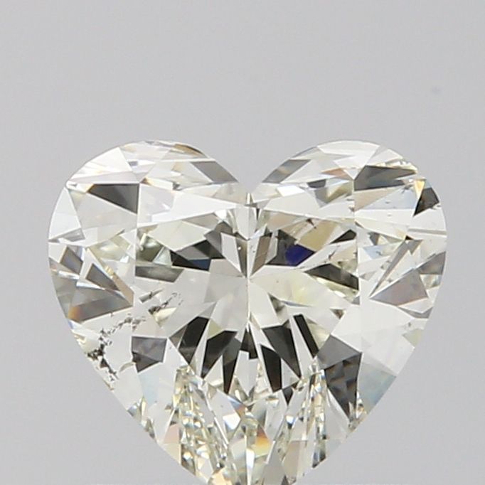 0.91 Carat Heart Loose Diamond, L, SI1, Ideal, GIA Certified