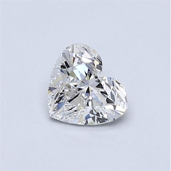 0.54 Carat Heart Loose Diamond, E, VS2, Super Ideal, GIA Certified