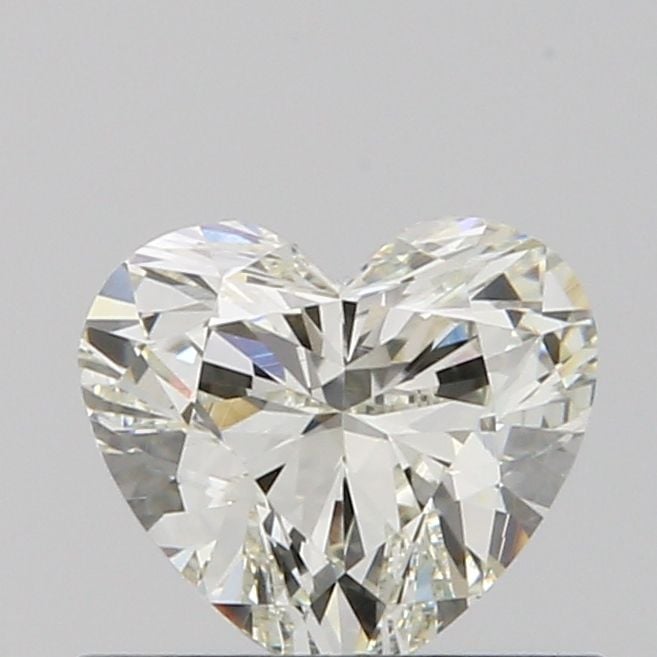 0.51 Carat Heart Loose Diamond, K, VVS2, Ideal, GIA Certified