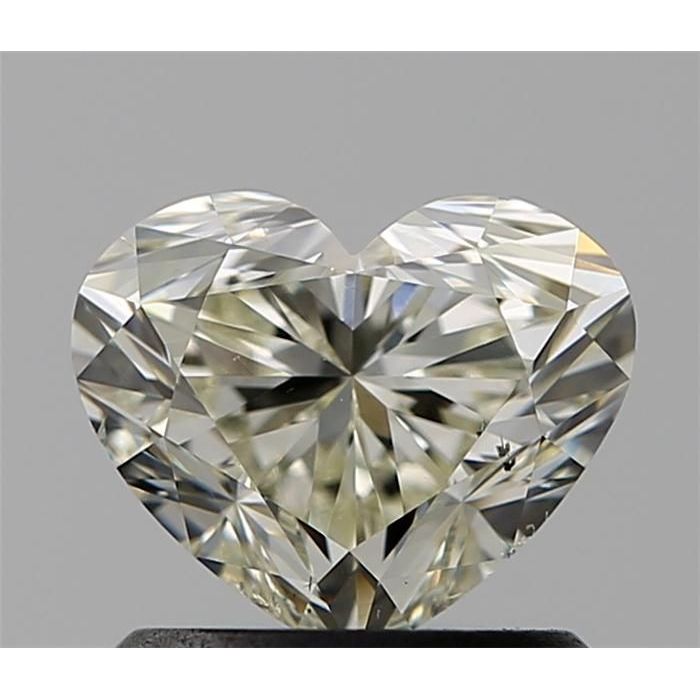 1.00 Carat Heart Loose Diamond, L, SI2, Super Ideal, GIA Certified | Thumbnail