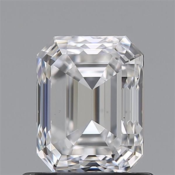 0.91 Carat Emerald Loose Diamond, E, VVS2, Ideal, GIA Certified | Thumbnail