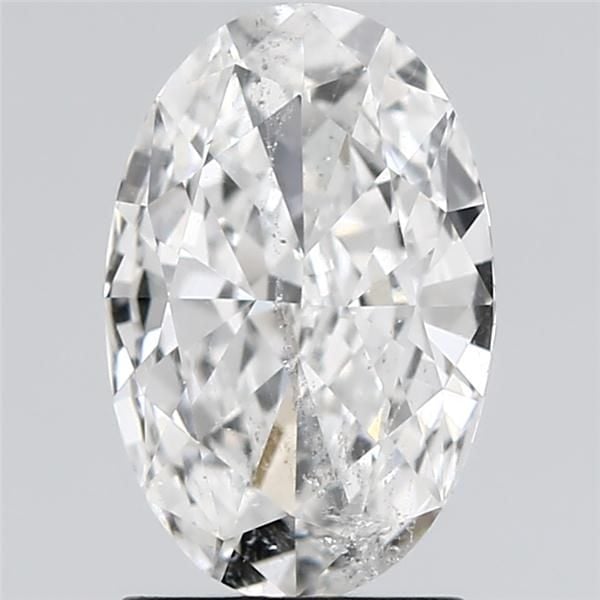 1.60 Carat Oval Loose Diamond, F, I1, Excellent, GIA Certified | Thumbnail