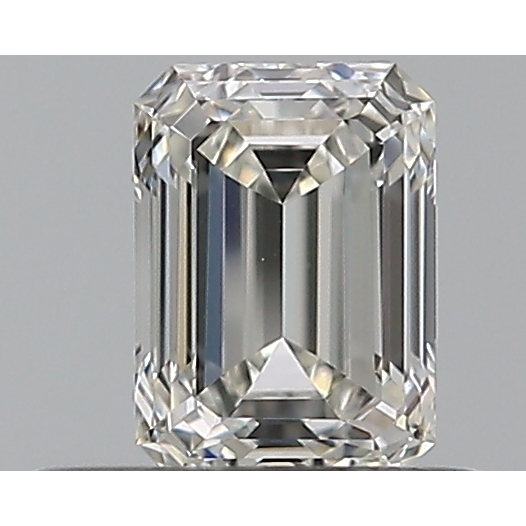 0.43 Carat Emerald Loose Diamond, H, VVS2, Ideal, GIA Certified