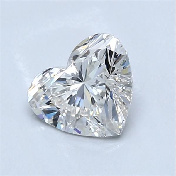 1.01 Carat Heart Loose Diamond, H, SI2, Super Ideal, GIA Certified | Thumbnail