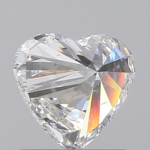 0.90 Carat Heart Loose Diamond, F, SI2, Super Ideal, GIA Certified | Thumbnail