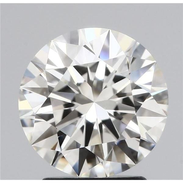 2.09 Carat Round Loose Diamond, H, VS1, Super Ideal, IGI Certified
