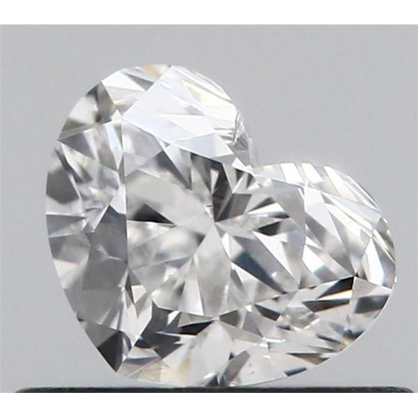 0.50 Carat Heart Loose Diamond, F, VS2, Ideal, IGI Certified