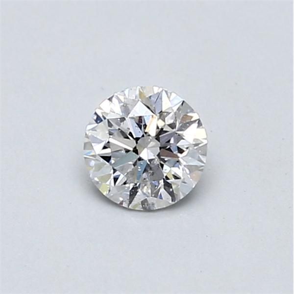 0.38 Carat Round Loose Diamond, D, SI2, Excellent, GIA Certified