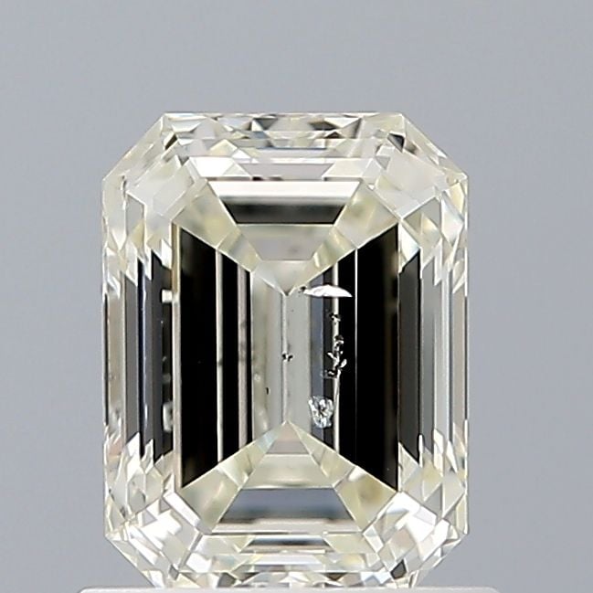 0.90 Carat Emerald Loose Diamond, L, SI2, Super Ideal, GIA Certified