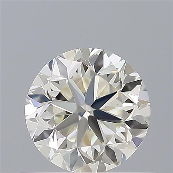 0.50 Carat Round Loose Diamond, K, VVS2, Good, GIA Certified