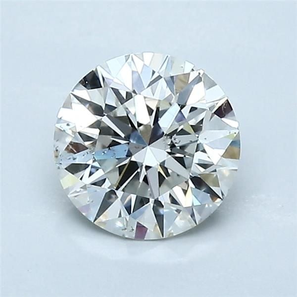1.08 Carat Round Loose Diamond, H, SI1, Super Ideal, GIA Certified