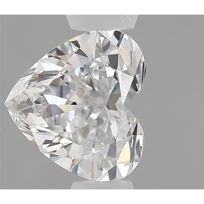 0.41 Carat Heart Loose Diamond, F, VS1, Ideal, GIA Certified | Thumbnail