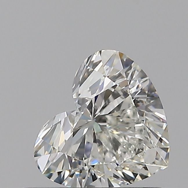 0.53 Carat Heart Loose Diamond, H, VVS1, Super Ideal, GIA Certified | Thumbnail
