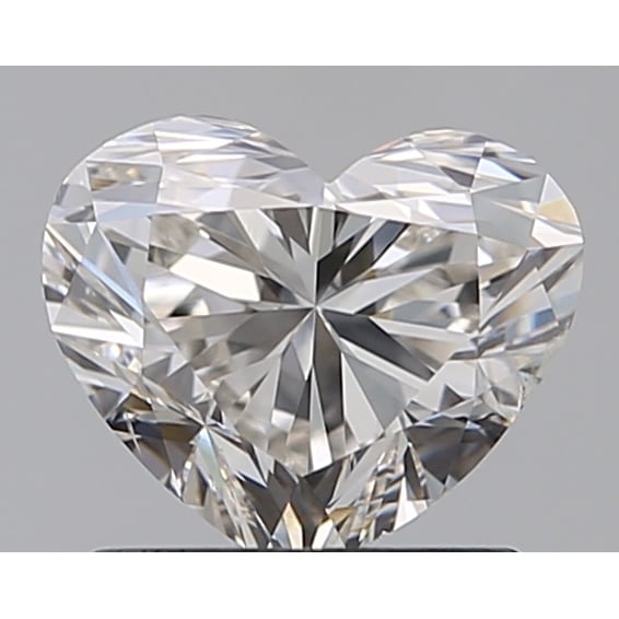 1.00 Carat Heart Loose Diamond, H, SI1, Super Ideal, GIA Certified