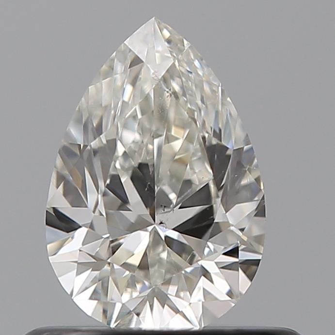 0.50 Carat Pear Loose Diamond, I, SI1, Ideal, GIA Certified