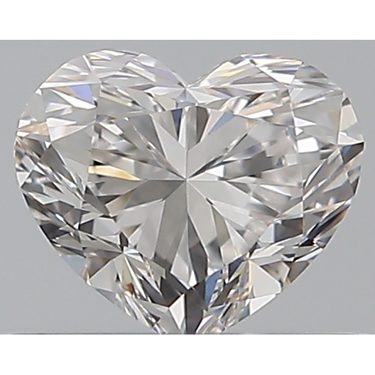 0.40 Carat Heart Loose Diamond, G, VVS2, Super Ideal, GIA Certified