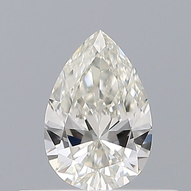 0.24 Carat Pear Loose Diamond, H, IF, Ideal, IGI Certified