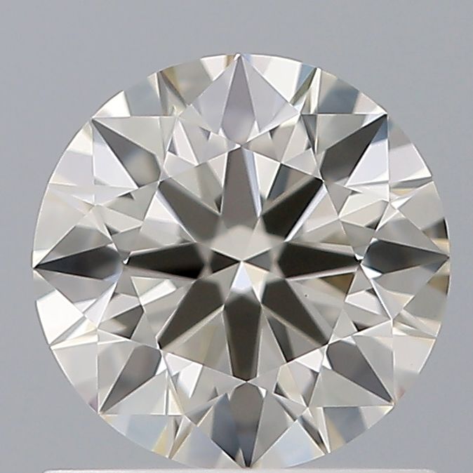 0.70 Carat Round Loose Diamond, J, VVS2, Super Ideal, IGI Certified