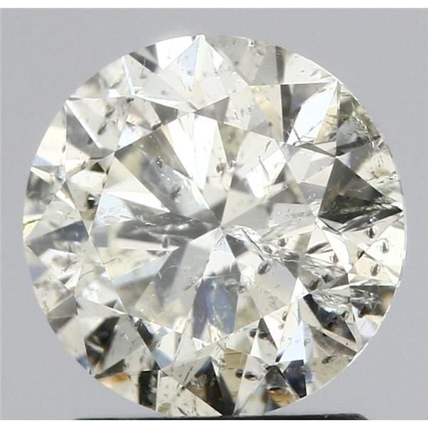 1.53 Carat Round Loose Diamond, L, I1, Ideal, IGI Certified