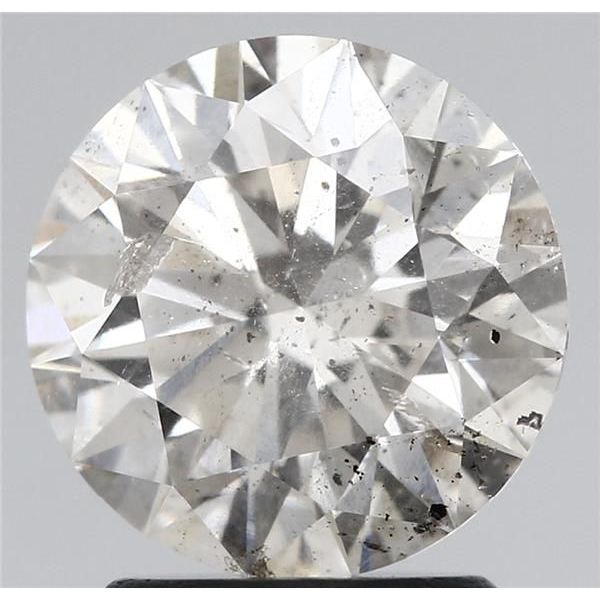 2.01 Carat Round Loose Diamond, K, I1, Super Ideal, IGI Certified | Thumbnail