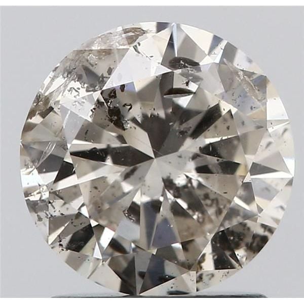 1.21 Carat Round Loose Diamond, K FAINT BROWN, I1, Good, IGI Certified | Thumbnail