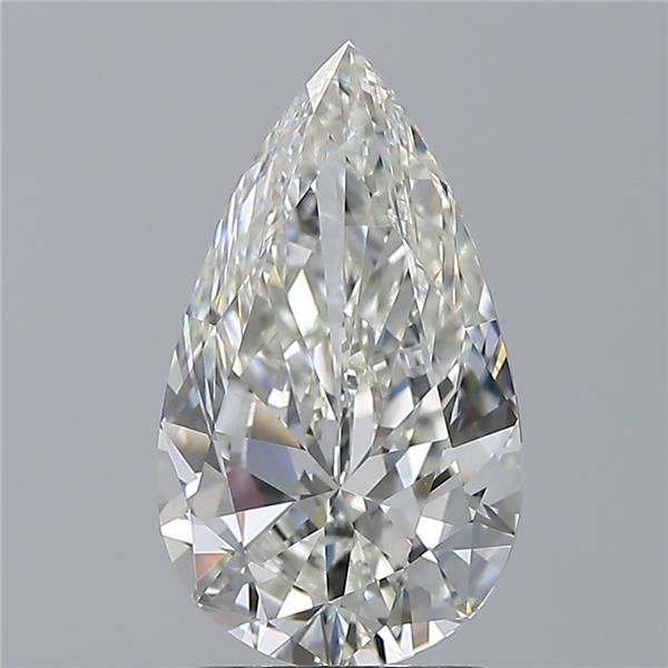 2.00 Carat Pear Loose Diamond, G, VS1, Super Ideal, IGI Certified