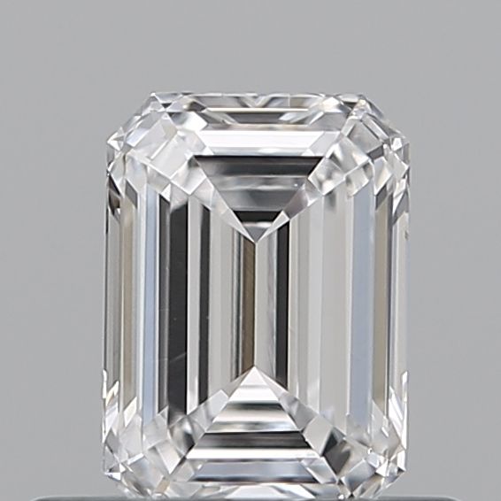 0.46 Carat Emerald Loose Diamond, D, VVS2, Ideal, IGI Certified
