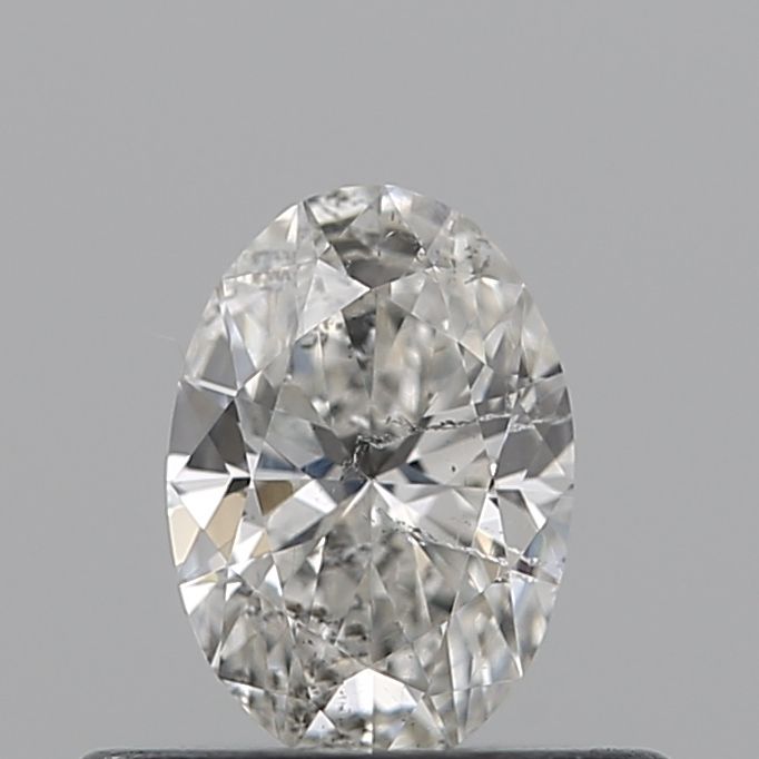 0.36 Carat Oval Loose Diamond, H, SI2, Ideal, IGI Certified | Thumbnail