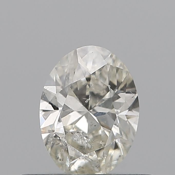 0.40 Carat Oval Loose Diamond, J, I1, Ideal, IGI Certified | Thumbnail