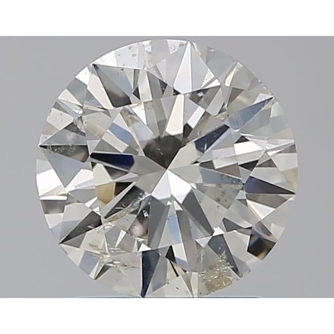 1.50 Carat Round Loose Diamond, J, SI2, Super Ideal, IGI Certified