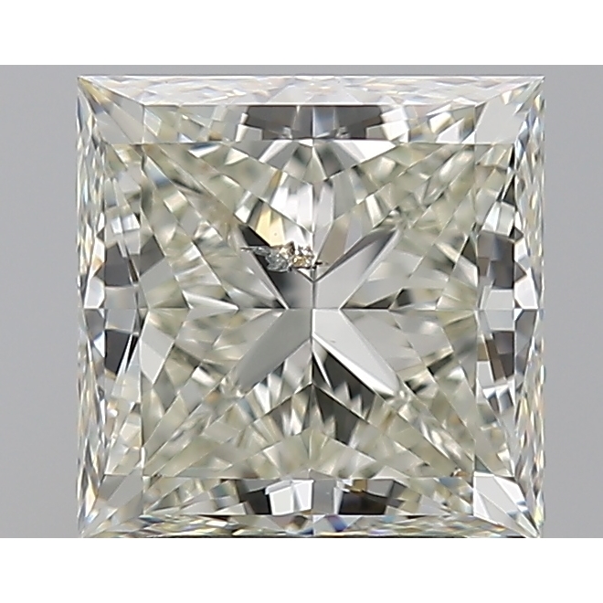 3.00 Carat Princess Loose Diamond, J, SI2, Super Ideal, IGI Certified | Thumbnail
